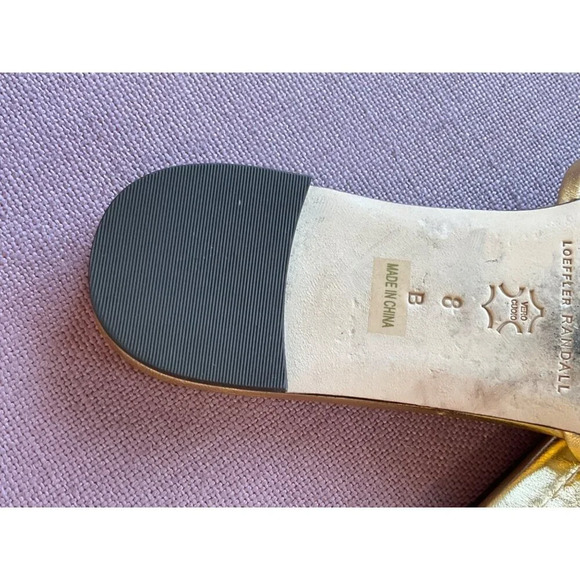 Loeffler Randall Gold Sandals - Picture 9 of 16